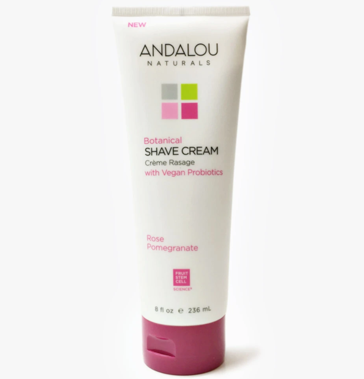 Andalou Shave Cream Rose Pomegranate