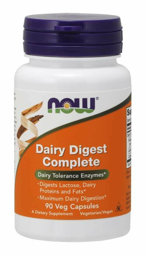 NOW Dairy Digest Complete 90cap