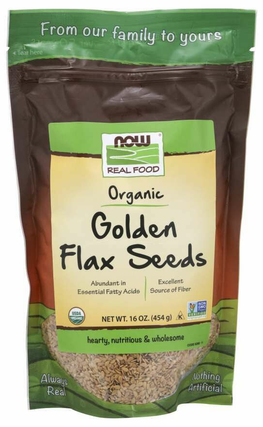 NOW Flax Golden 16oz