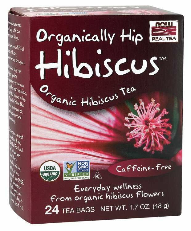 NOW Organically Hip Hibiscus Tea