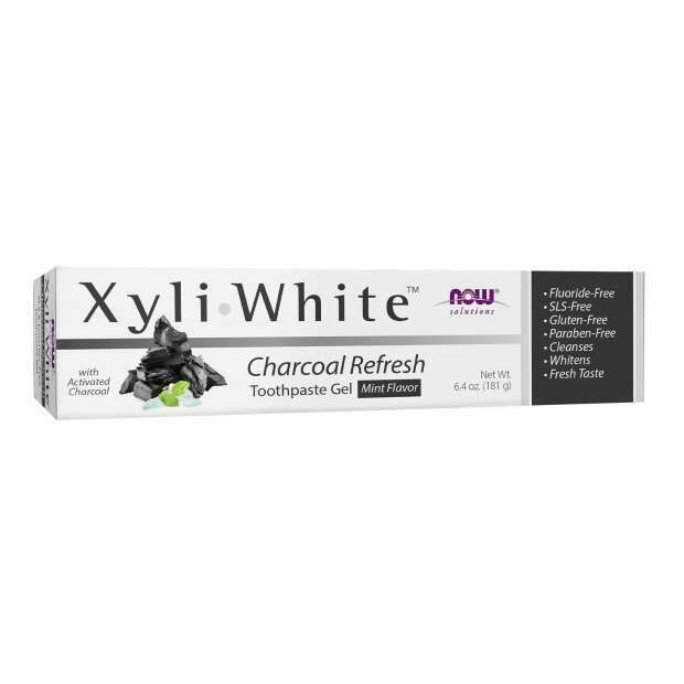NOW Xyliwhite Charcoal Refresh Mint 6.4oz