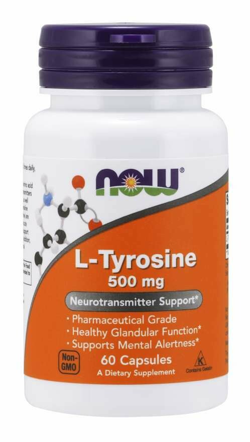 NOW L Tyrosine 500mg 60