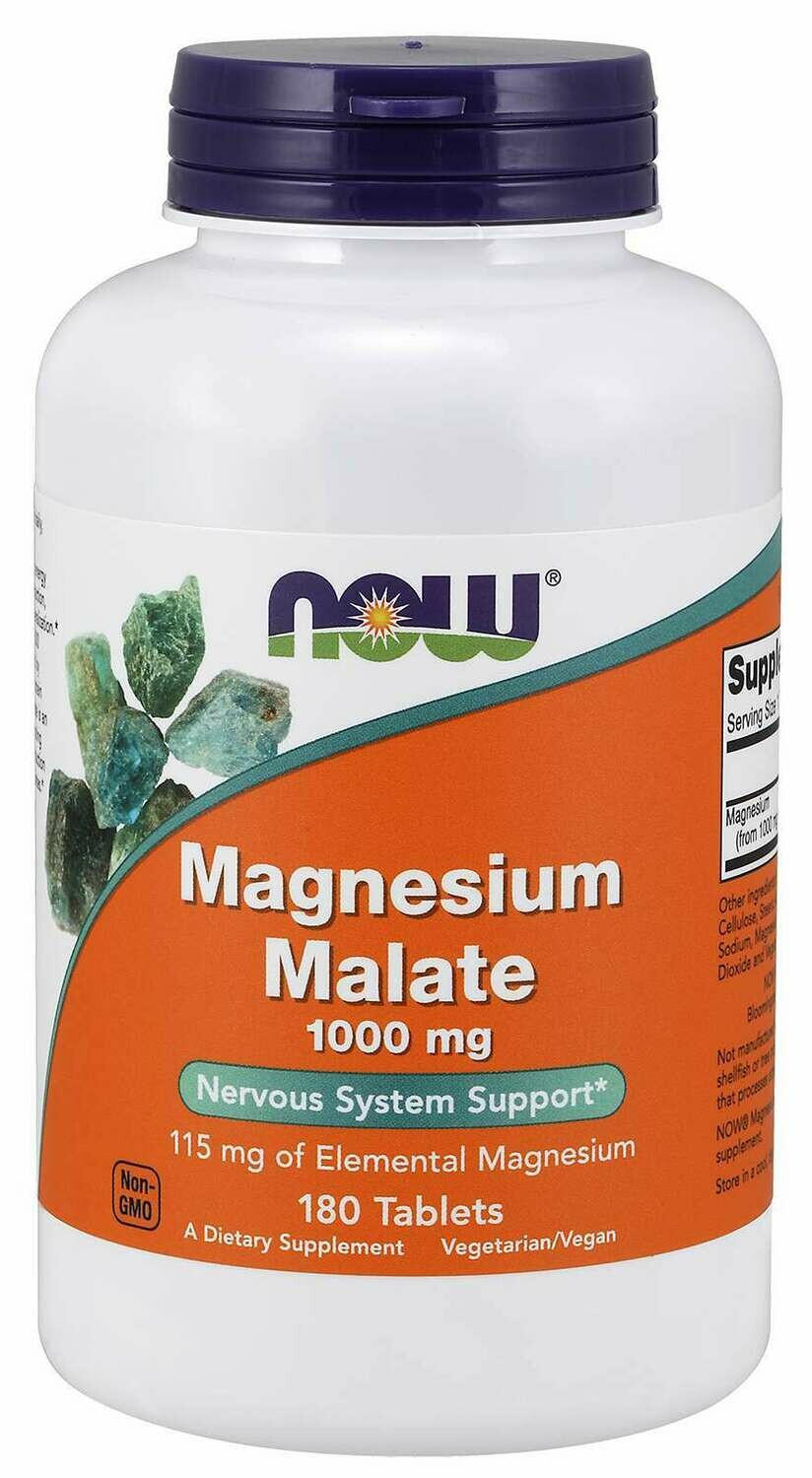 NOW Magnesium Malate 1000mg 180tab