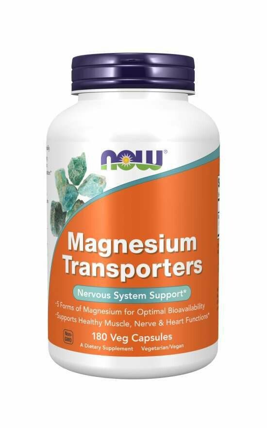 NOW Magnesium Transporters 180vcap