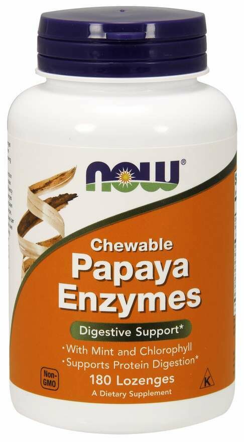NOW Papaya Enzymes 180chew