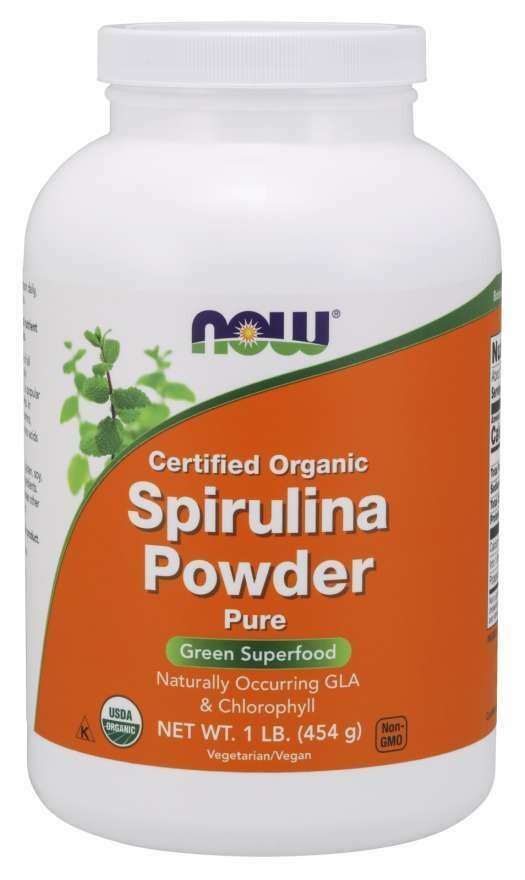 NOW Organic Spirulina 1lb