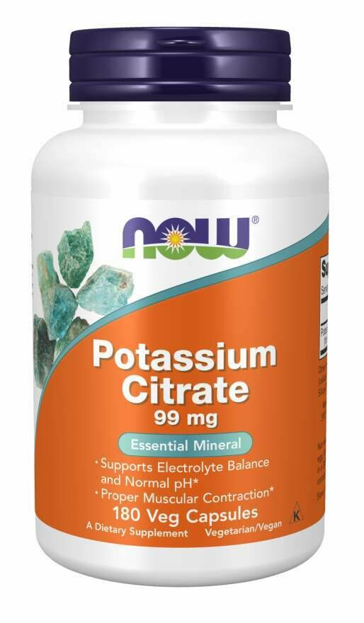 NOW Potassium Citrate 99mg 180vcap