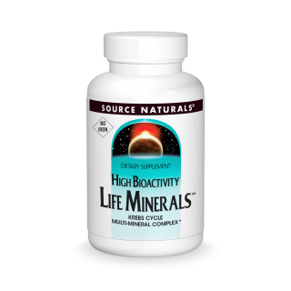 Source Naturals Life Minerals No Iron 120tab