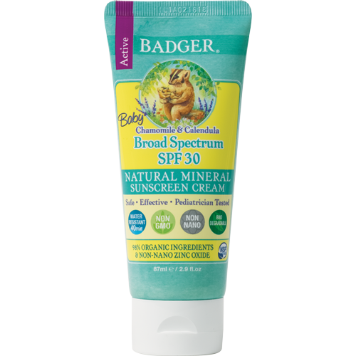 Badger Baby Sunscreen 30spf Mineral