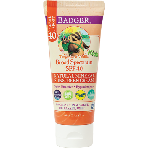 Badger Balm Spf 40 Tangerine
