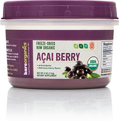 Bare Organics Acai Berry Powder 4 Oz