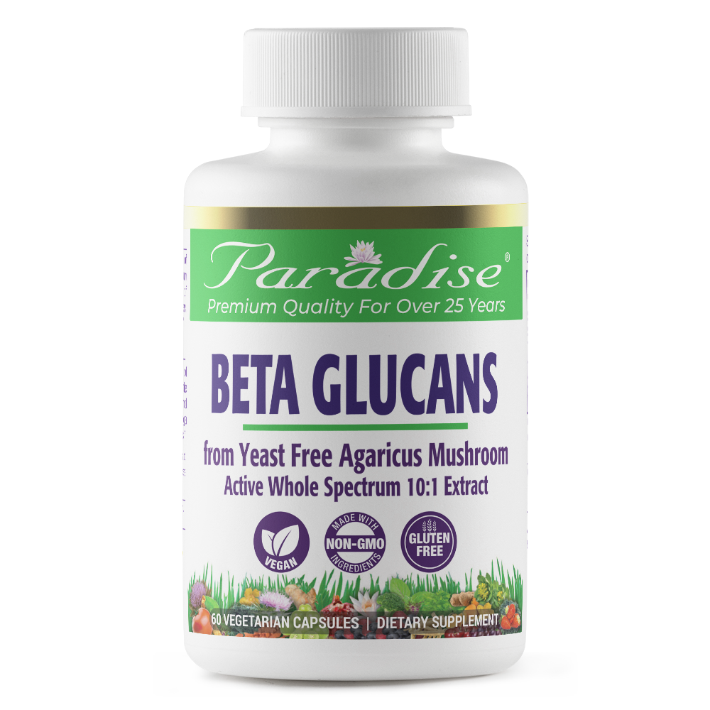 Paradise Herbs Beta Glucans 60cap**