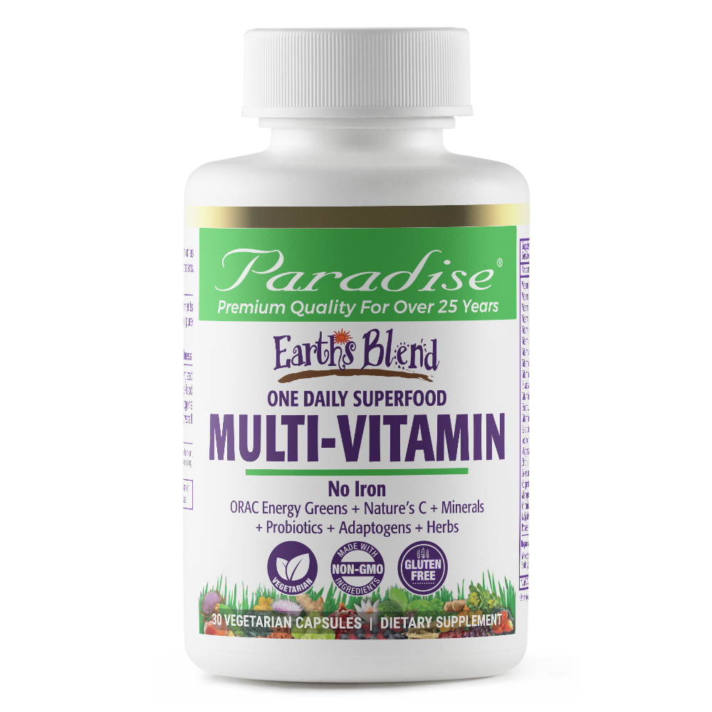 Paradise Herbs Earths Best No Iron 60 Serv**