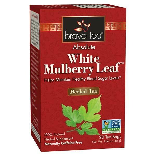 Bravo Tea White Mulberry Leaf 20ct