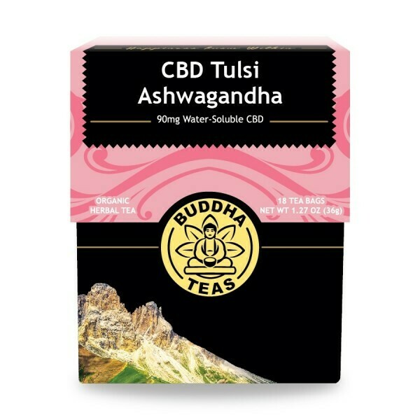 Buddha Tea CBD Tulsi Ashwagandha 18ct