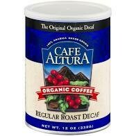Cafe Altura Ground Regular Roast Decaf 12oz