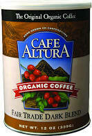 Cafe Altura Ground Fair Trade Dark Roast 12oz