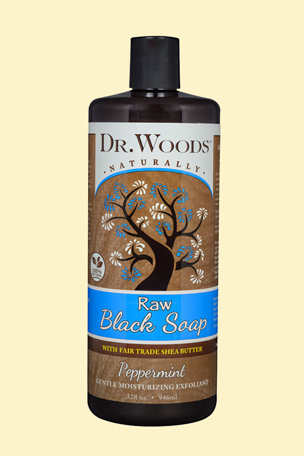 Dr. Woods Raw Black Soap 8 oz