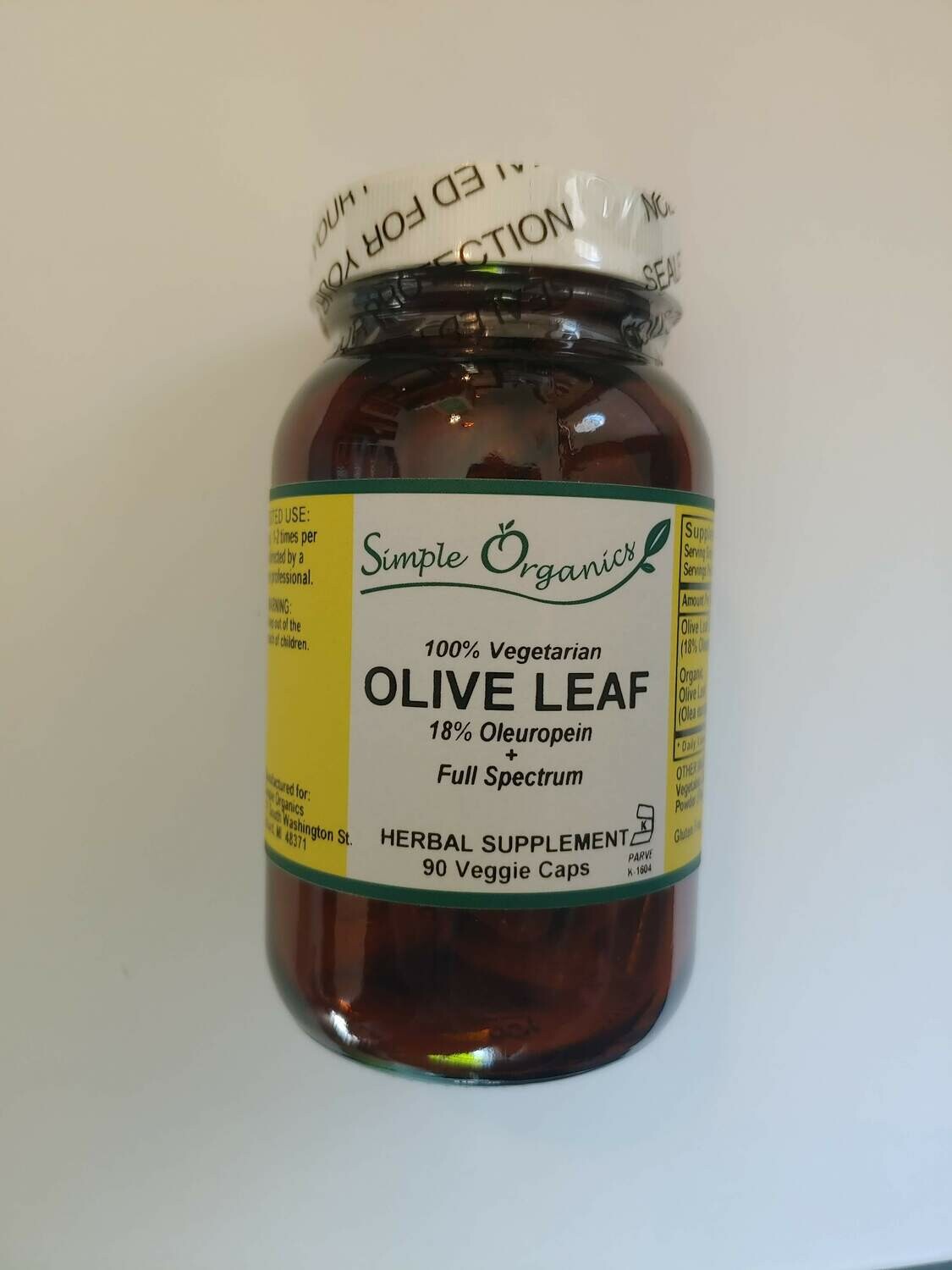 Wild + Rooted Olive Leaf 90cap