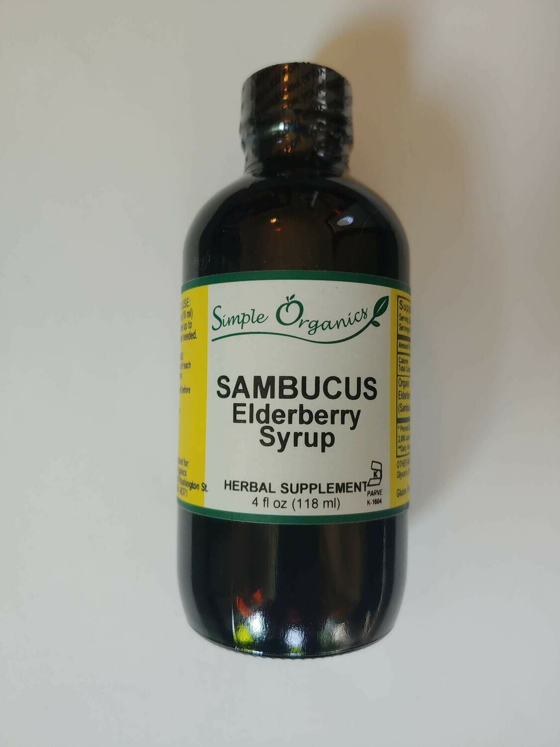 Wild + Rooted Sambucus Elderberry Syrup 4oz