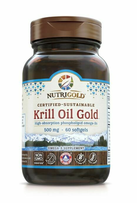 Nutrigold Krill Oil Gold 500mg 60 Softgels
