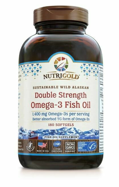 Nutrigold Double Strength Omega 3 180sgel