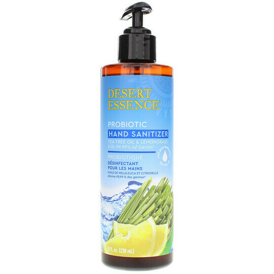Desert Essence Hand Sanitizer Lemongrass