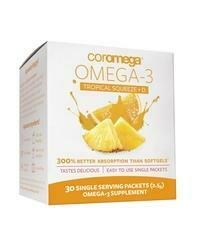 Coromega Omega-3 Fish Oil Tropical Squeeze+D 30 Packet