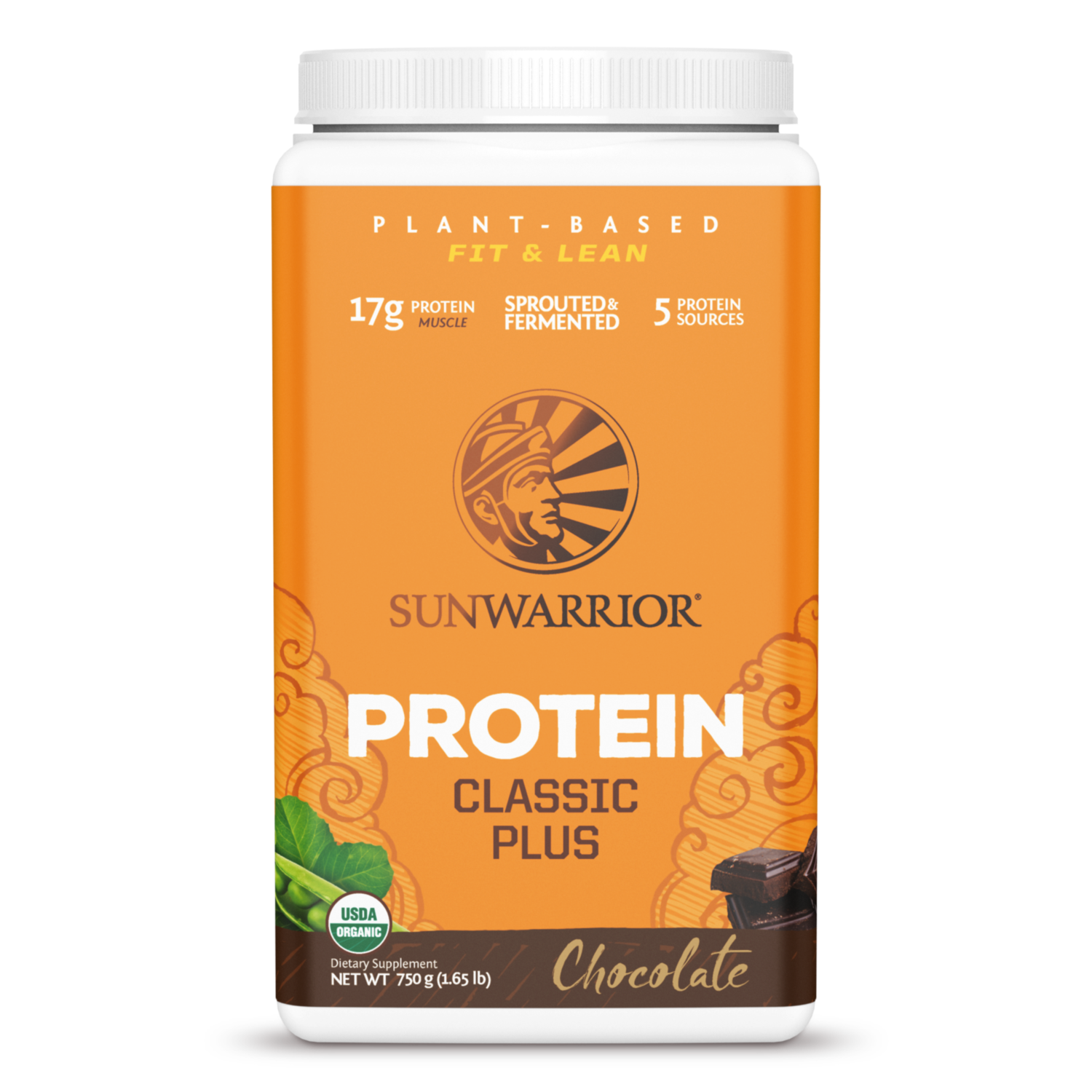 Sunwarrior Classic Protein Chocolate 26.4oz