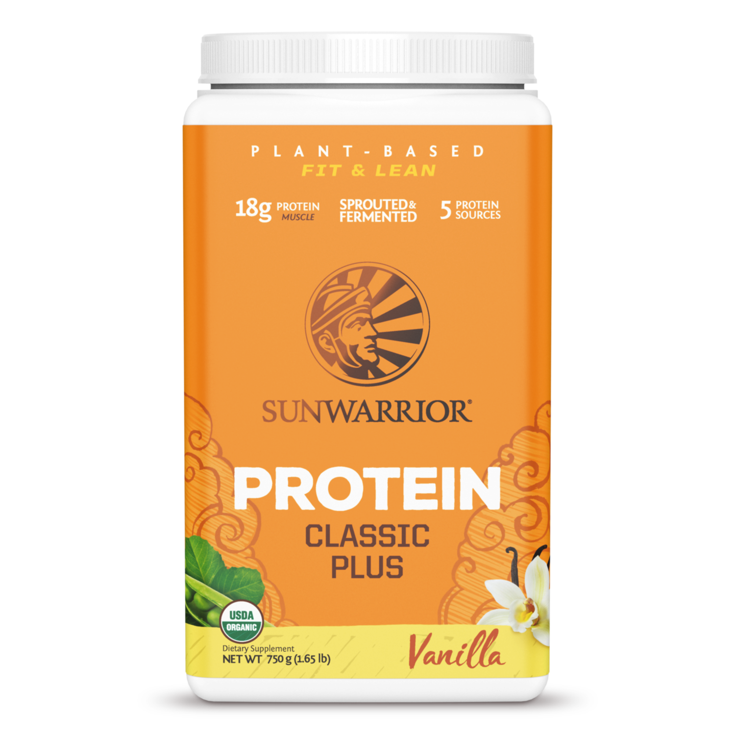 Sunwarrior Classic Vanilla Protein Plus 750g