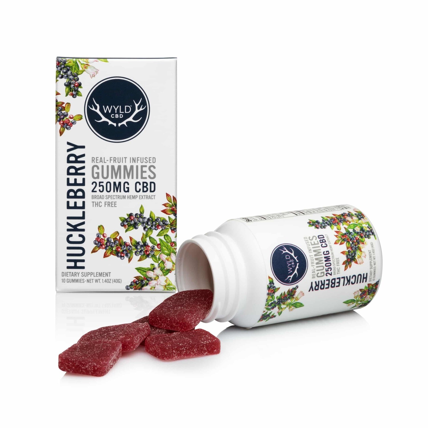 Wyld CBD 25mg Gummies Huckelberry