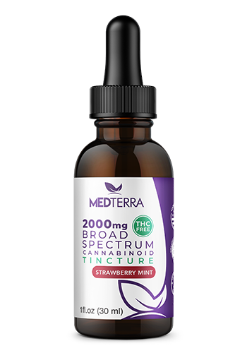 Medterra 2000mg Broad Spectrum Strawberry Mint**