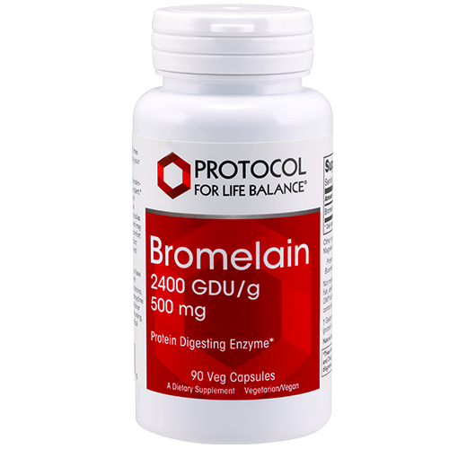 Protocol Bromelain 90vcap** 2400gdu/g 500mg