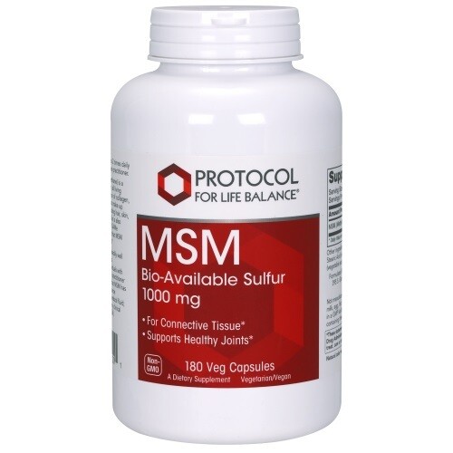 Protocol MSM Bioavailable Sulfur 1000 mg 180cap**
