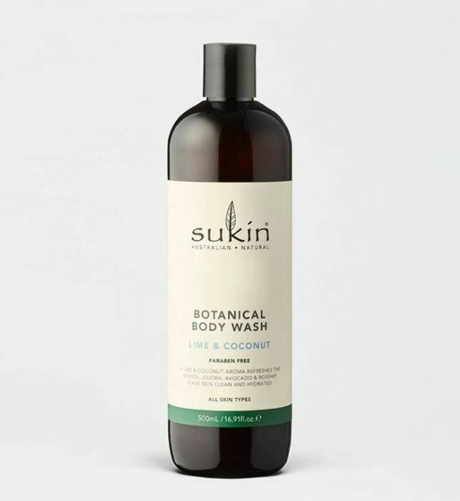 Sukin Body Wash Lime Coconut