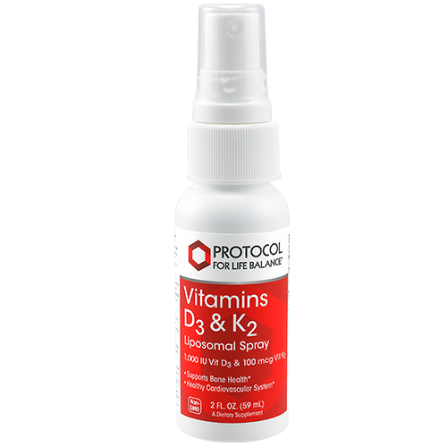 Protocol Vit D3 &amp; K2 2oz**