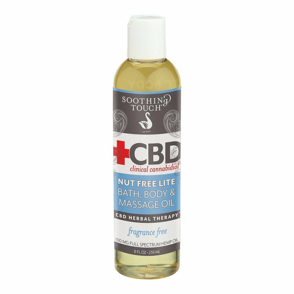 Soothing Touch CBD Bath Body Oil 8 Oz