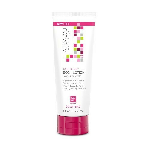 Andalou Body Lotion Roses 8oz
