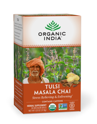 Organic India Tea Tulsi Chai Masala 18ct