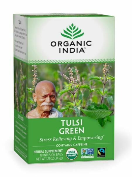 Organic India Tea Tulsi Green 18ct