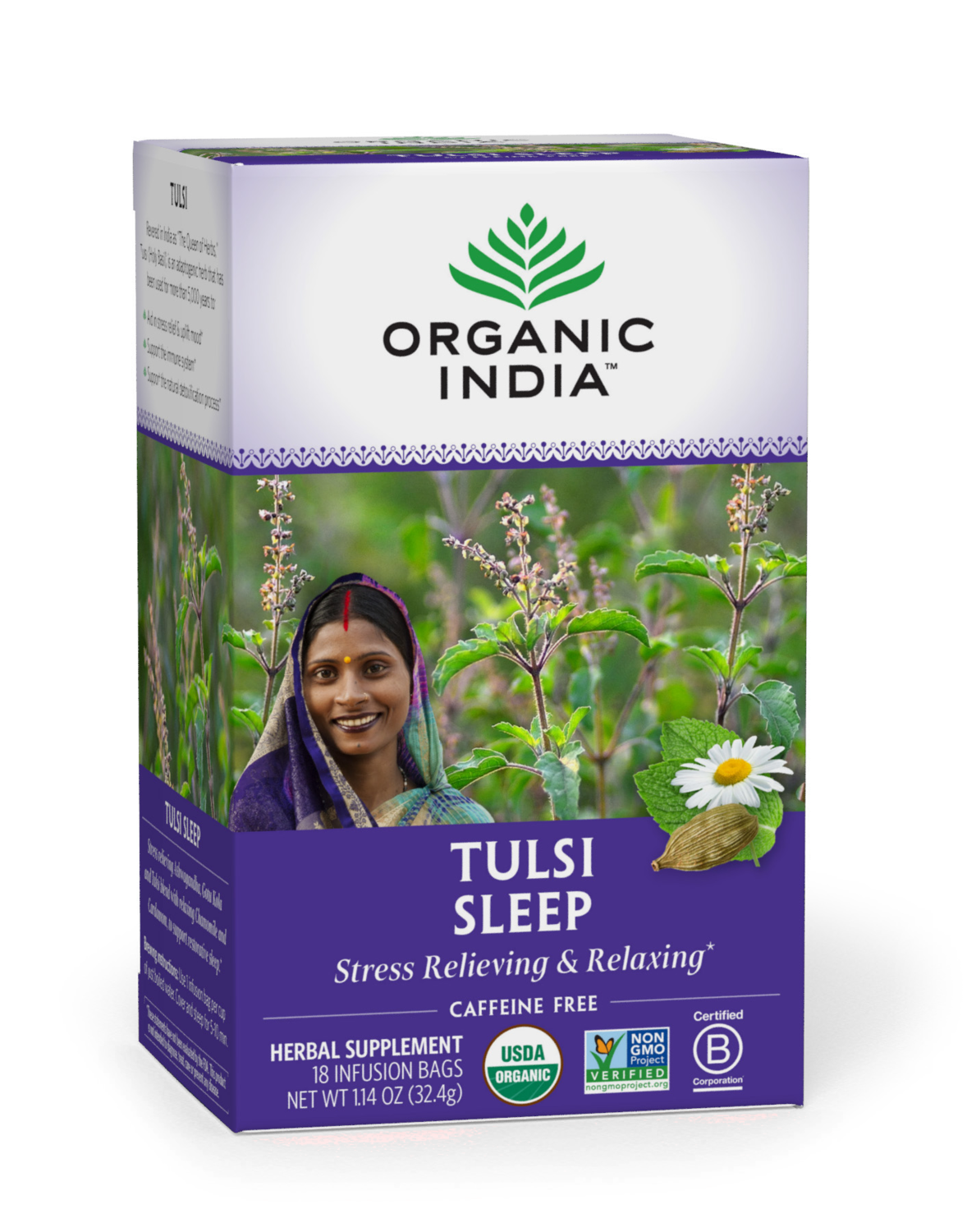 Organic India Tea Tulsi Sleep 18ct