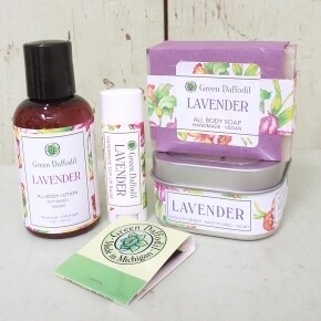 Green Daffodil Boxed Gift Set Patchouli Lavender