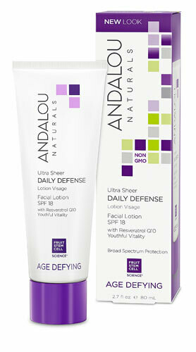 Andalou AD Daily Defense SPF18 2.7oz