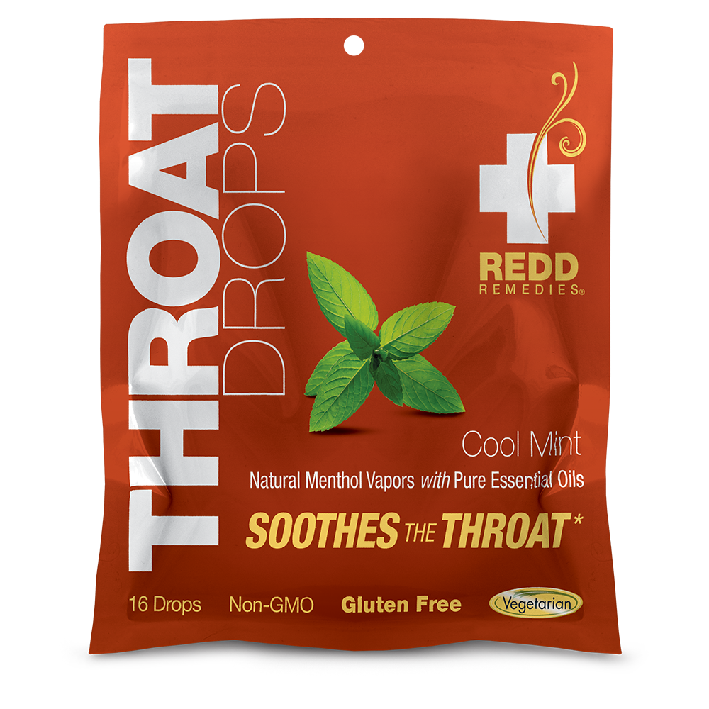 Redd Remedies Throat Drops Cool Mint (16 Drops)