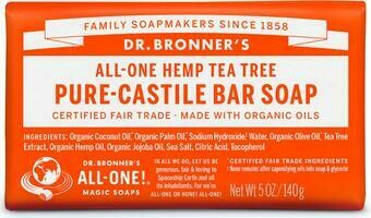 Dr. Bronner&#39;s Pure Castile Bar Soap Hemp Tea Tree