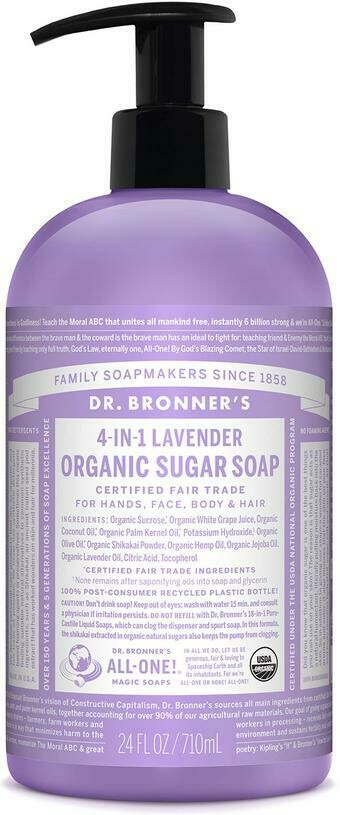 Dr. Bronner&#39;s Sugar Soap 4-in-1 Lavender 24oz