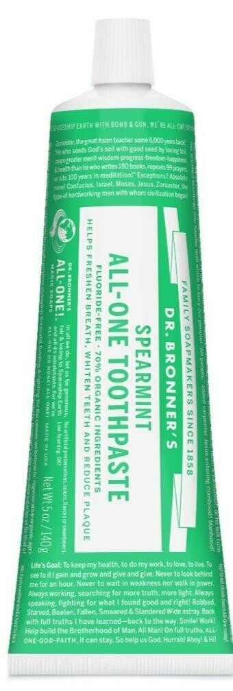 Dr. Bronner&#39;s All-One Toothpaste Spearmint
