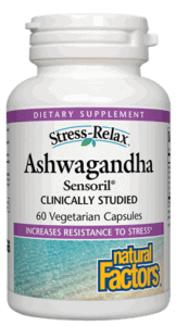 Natural Factors S-R Ashwagandha Sensoril Vcap 60