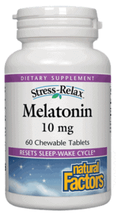 Natural Factors S-R Melatonin 10mg Tab 60