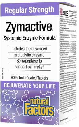 Natural Factors D Zymactive Reg Strength Tab 90